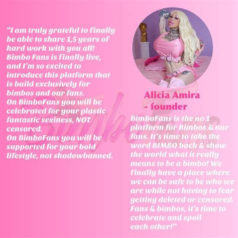 bimbo onlyfans|Bimbo Fans is here! The Bimbo network by Alicia Amira